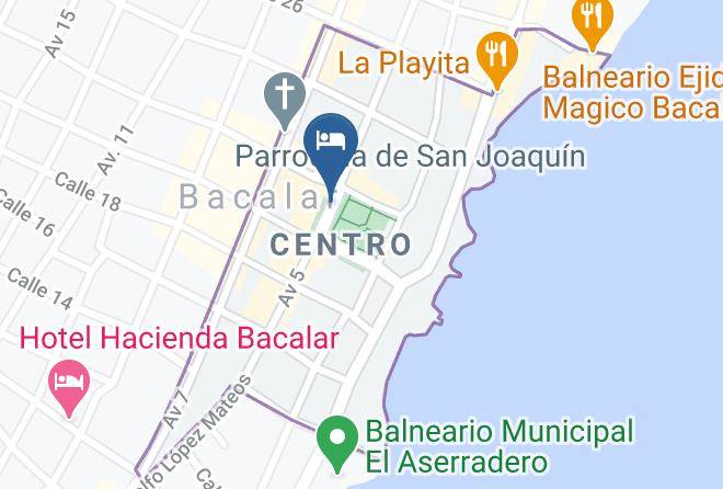 Bacalar - Otoch Pixan Hotel Boutique Maps
