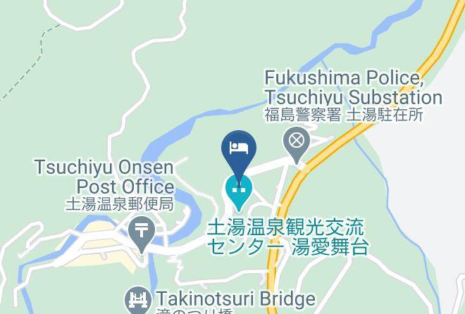 Fukushima City - Otomeyuri Spa Maps
