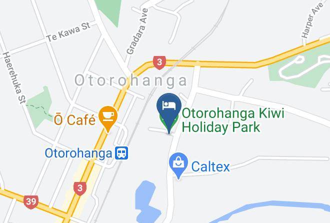 Otorohanga Kiwi Holiday Park Map
