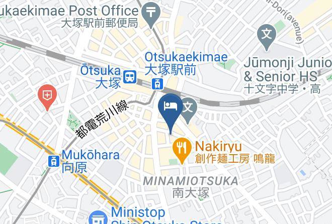 Toshima Ward - Otsuka Sun First Hotel Maps