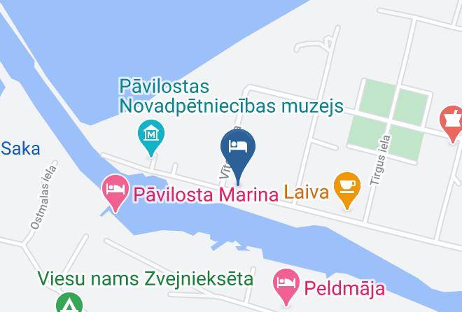 Pavilosta - Otto Hotel & Sun Maps