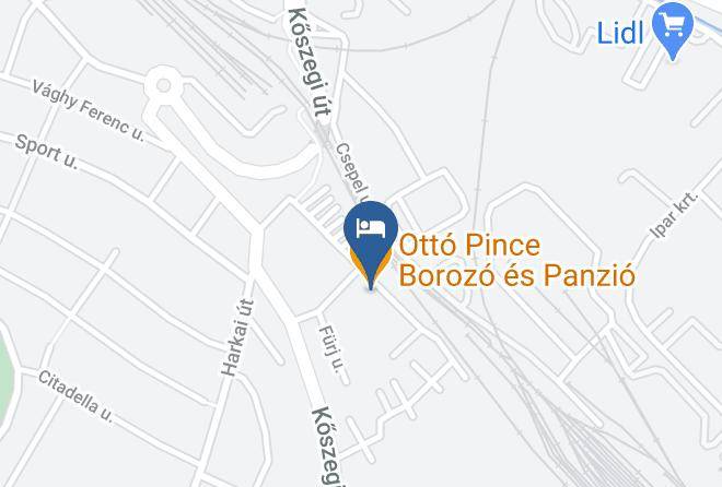 Sopron - Otto Pince Wine Bar And Restaurant Maps