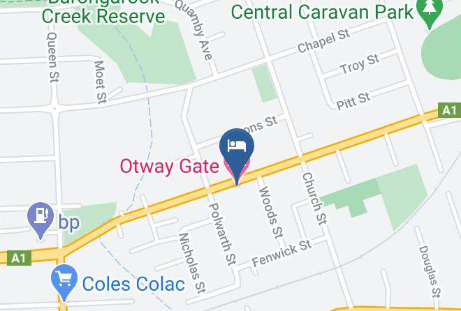 Colac Otway - Otway Gate Motel Maps
