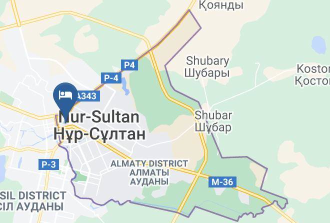 Nur Sultan - Otyrar Hotel Maps