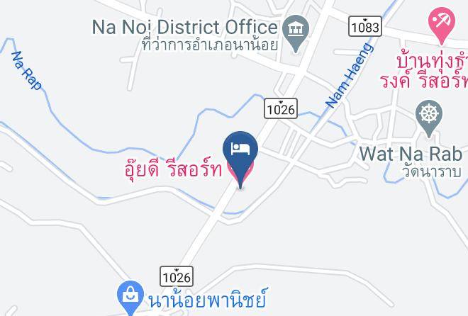 Amphoe Na Noi - Oudee Resort Maps
