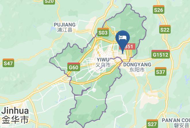 Jinhua - Oudikashang Hotel Maps