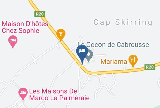 Oussouye - Oudja Hotel Maps