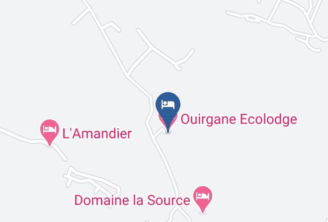 Marrakesh Tensift El Haouz - Ouirgane Ecolodge Maps