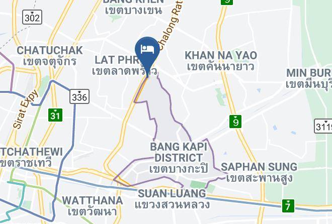 Bang Kapi District - Oun Hotel Bangkok Maps