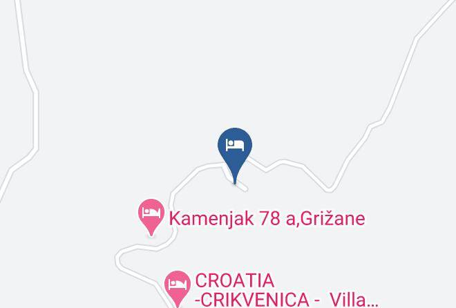 Our Little Villa Map - Primorje Gorski - Vinodol