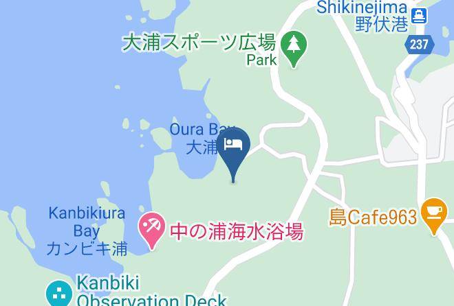 Niijima Vil - Oura Campsite Maps