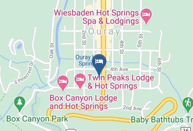 Ouray - Ouray Main Street Inn Maps