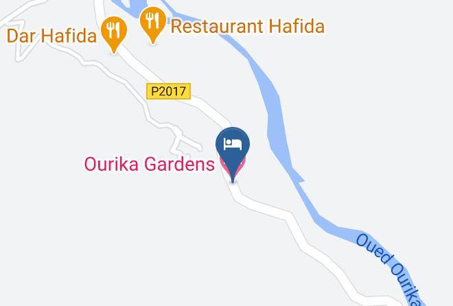 Marrakesh Tensift El Haouz - Ourika Gardens Maps