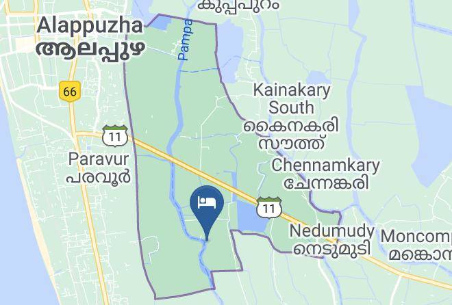 Kuttanad - Our Land Island Backwater Boutique Resort An Ecorganic Experience Maps