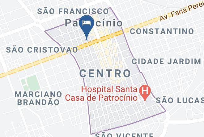 Patrocinio - Ouro Cerrado Palace Hotel Maps