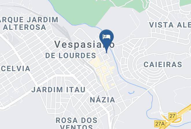 Vespasiano - Ouro Hotel Maps