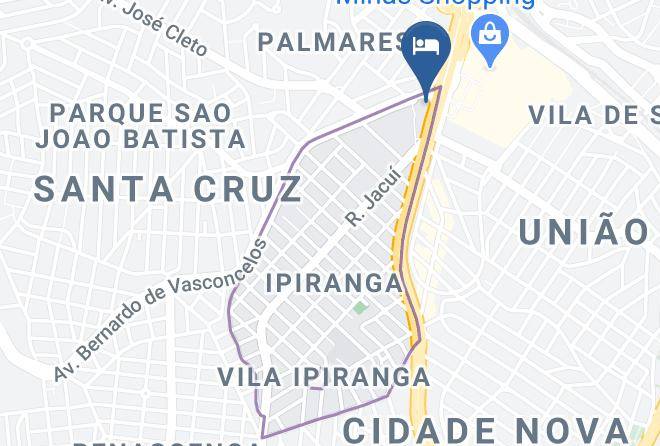 Belo Horizonte - Ouro Minas Palace Hotel Maps
