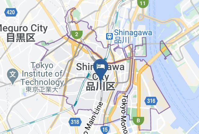 Shinagawa Ward - Tokyo Ariake Bay Hotel Maps