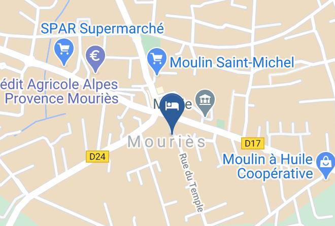 Bouches Du Rhone - Oustaou De Mouries Maps