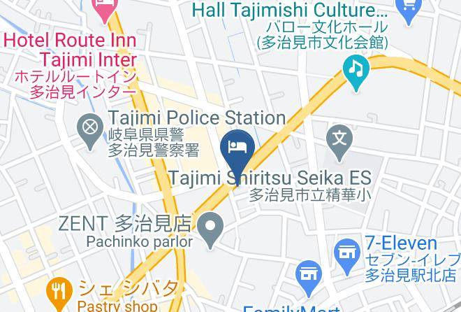 Tajimi City - Oustat International Hotel Tajimi Maps