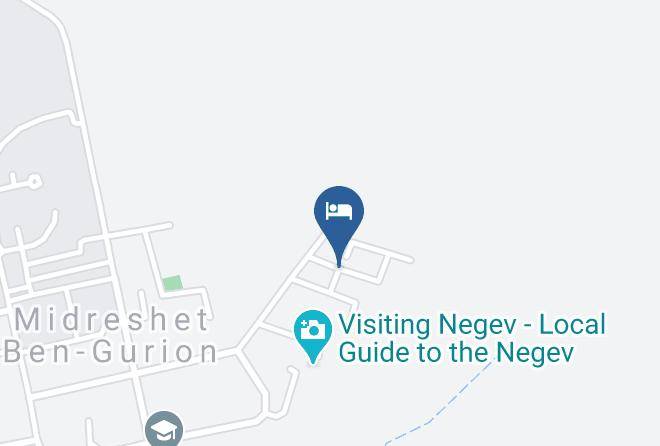 Midreshet Ben Gurion - Out Of The Wilderness Travel Maps