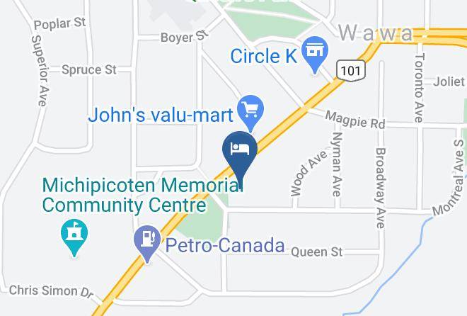 Outdoorsman Motel Map