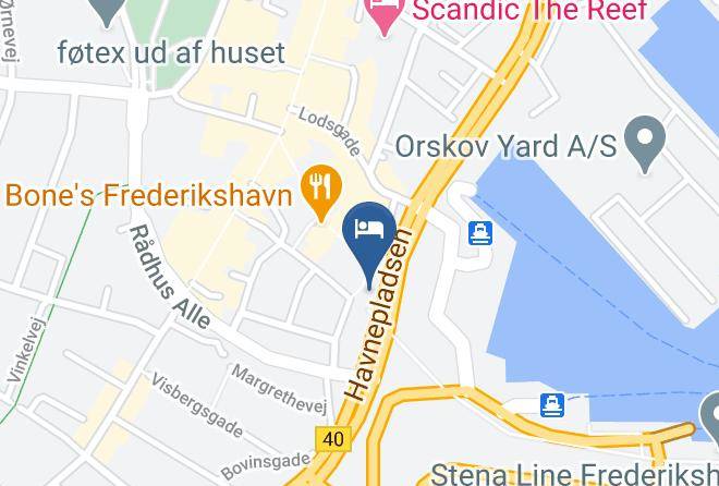 Frederikshavn - Outlet Hotel Frederikshavn Maps