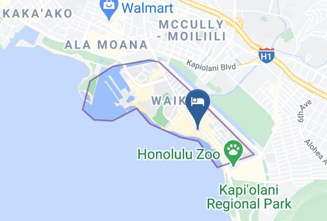 Honolulu - Outrigger Waikiki Beach Resort Maps