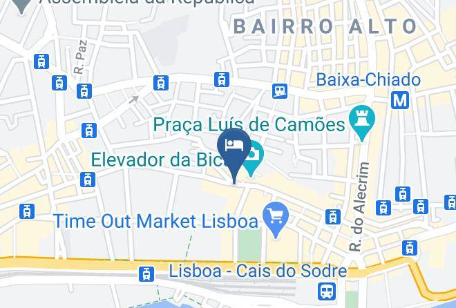 Outsite Lisbon Cais Do Sodre Map