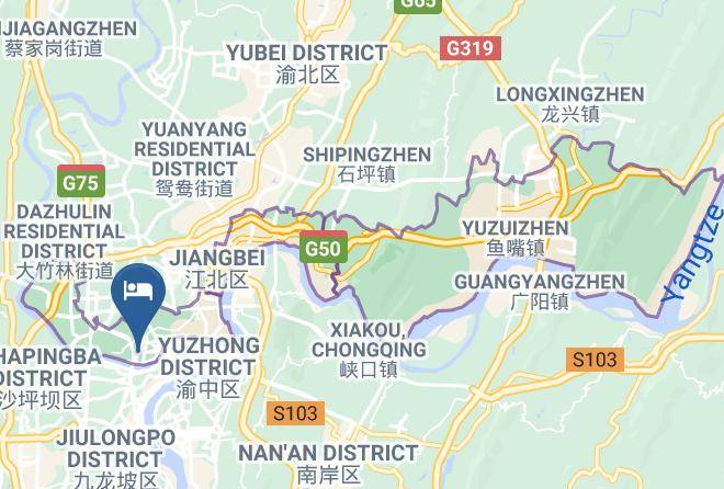 Jiangbei District - Ouyuan Universal Hotel Maps