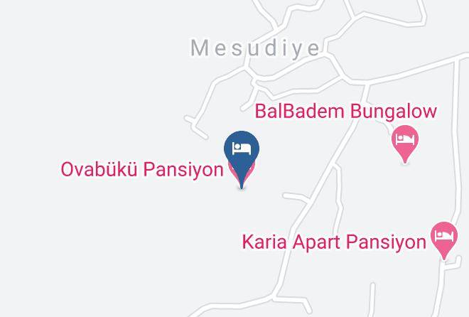 Mugla - Ovabuku Pansiyon Maps
