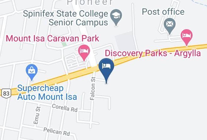 Mount Isa - Overlander Hotel Mt Isa Maps