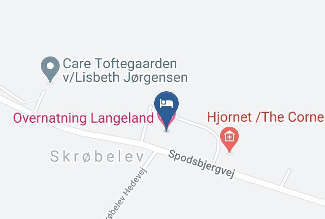 Rudkobing - Overnatning Langeland Maps
