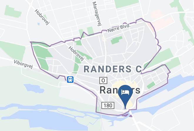 Randers - Overnatning M Udsigt Til Gudenaen Fra 200 Kr Maps