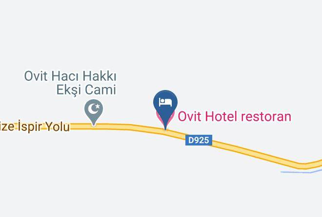 Ispir - Ovit Hotel Restoran Maps