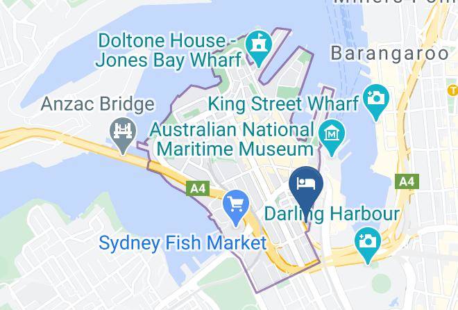 Sydney - Ovolo 1888 Darling Harbour Maps