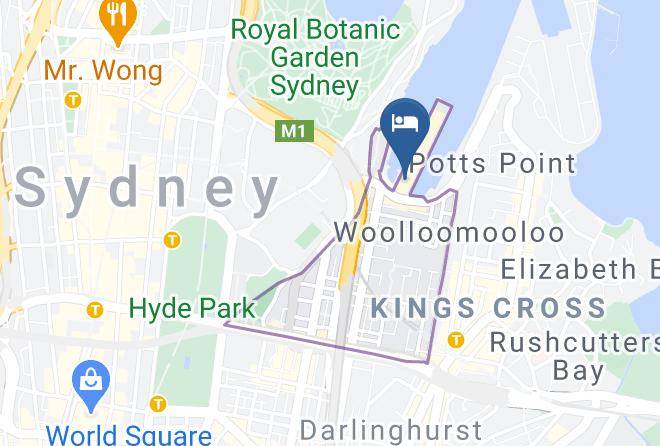 Sydney - Ovolo Woolloomooloo Maps