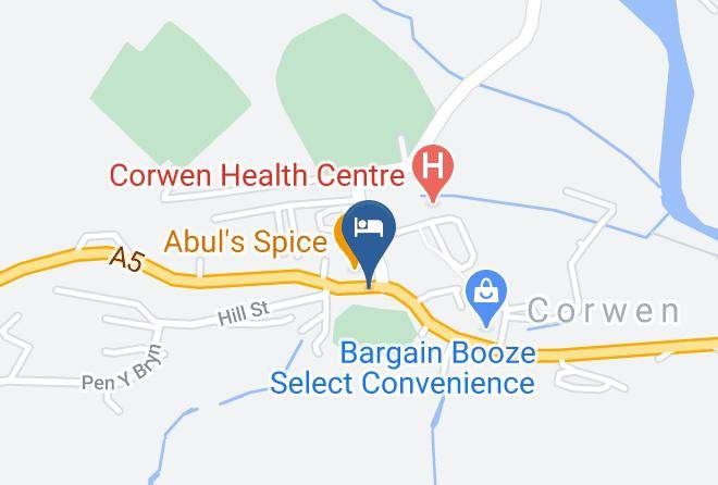 Denbighshire - Owain Glyndwr Hotel Maps