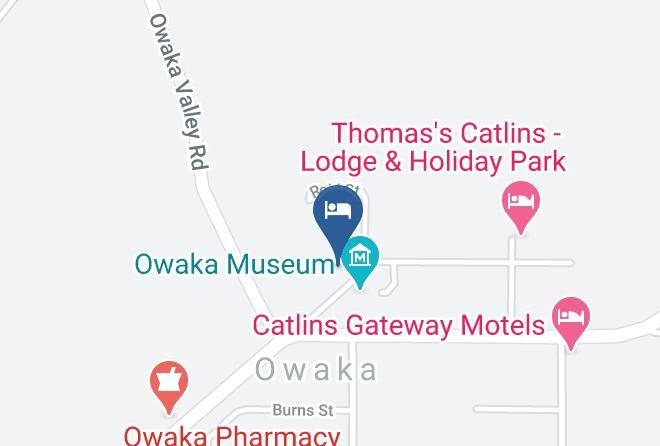 Clutha - Owaka Lodge Motel Maps