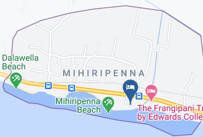Galle - Owl And The Pussycat Hotel & Restaurant Maps