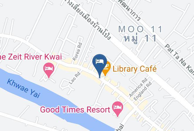 Amphoe Mueang Kanchanaburi - Owl Poshtel Kanchanaburi Maps