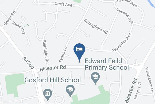 Oxon - Oxford Bed And Breakfast Maps