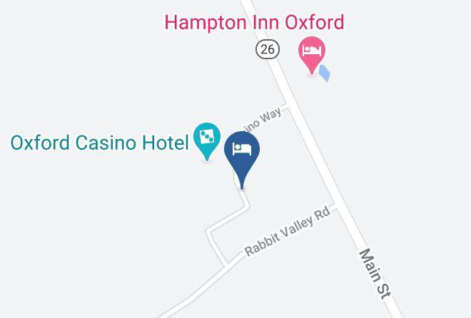 Oxford - Oxford Casino Hotel Maps