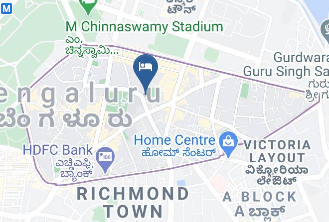 Bengaluru - Oxford Inn Business Hotel Maps