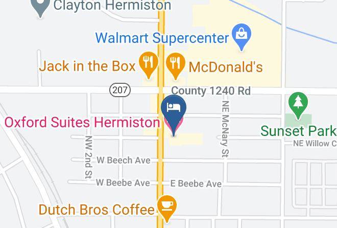 Umatilla - Oxford Suites Hermiston Maps