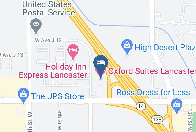 Los Angeles - Oxford Suites Lancaster Maps