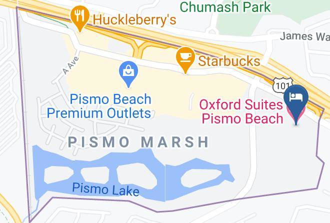 San Luis Obispo - Oxford Suites Pismo Beach Maps