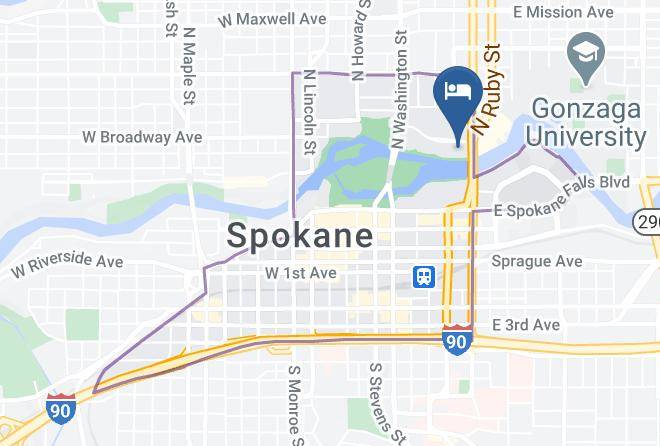 Spokane - Oxford Suites Spokane Maps