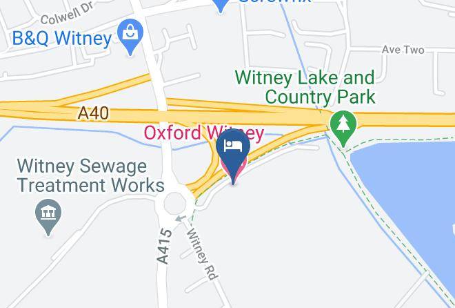 Oxon - Oxford Witney Hotel Maps