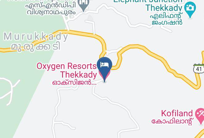 Peerumade - Oxygen Resorts Thekkady Maps